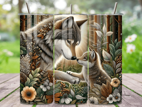 Baby Wolf Forest Tumbler Wrap Review
