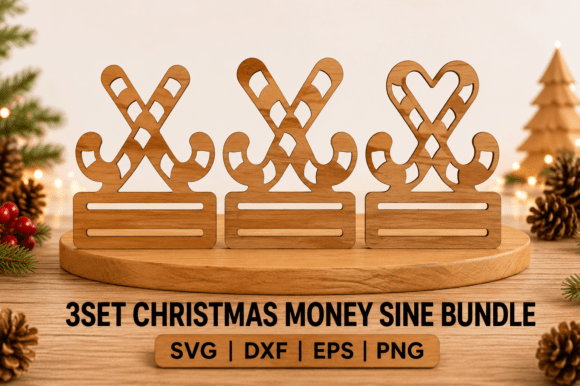 Candy Cane Cash Gift Holder Laser Cut Review