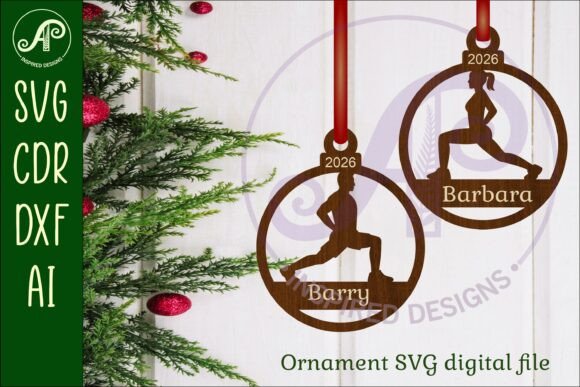 Cross Fit Lunge Christmas Ornament SVG Review
