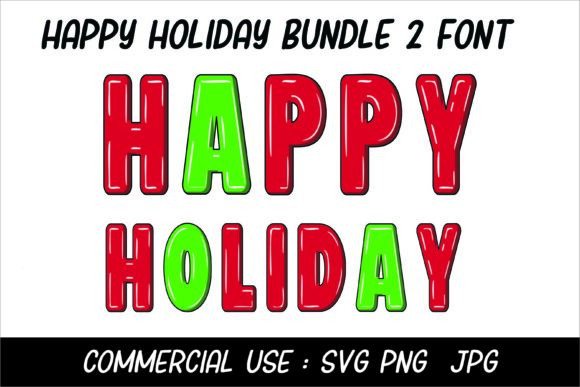 Happy Holiday Color Fonts Review for Crafters