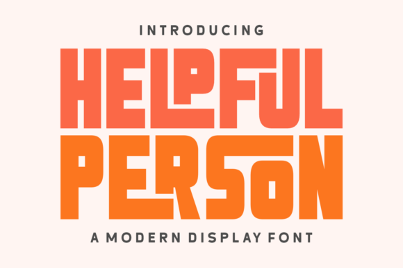 Helpful Person Display: A Publisher’s Review