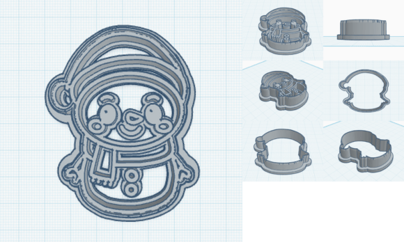 Kawaii Snowman Cookie Cutters for Kitchen Amp Crafters