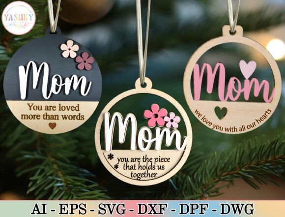 Mom Ornament SVG: Perfect Mother S Day Craft