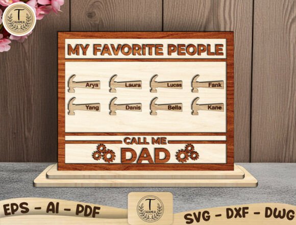 Personalized Dad Sign SVG for Father S Day