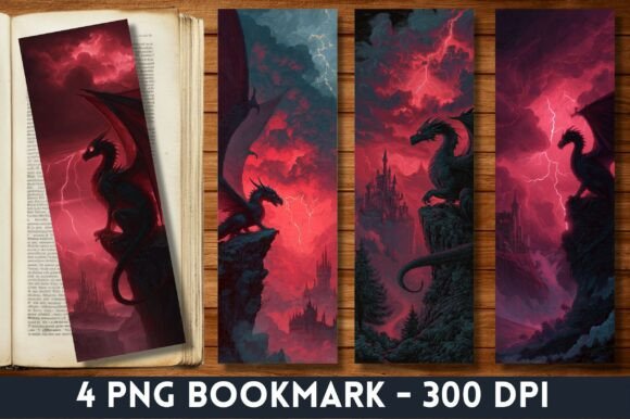 Review: Gothic Fantasy Thunder Dragon Bookmark Design