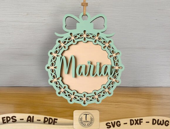 Review: Personalized Name Ornament SVG for Embroidery