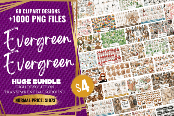 Reviewing The Evergreen Clipart Huge Bundle