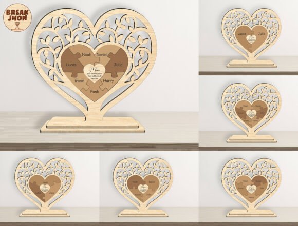 Reviewing the Heart Tree Puzzle Mom SVG for Mother S Day