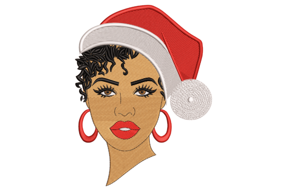 Santa Hat Girl: Festive Christmas Branding