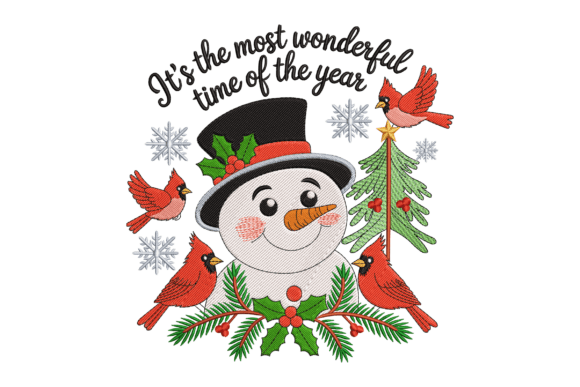 Snowman Family: A Winter Design Asset Review